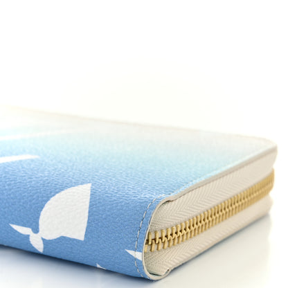 Louis Vuitton Monogram Giant By The Pool Zippy Wallet Blue 8 of 9