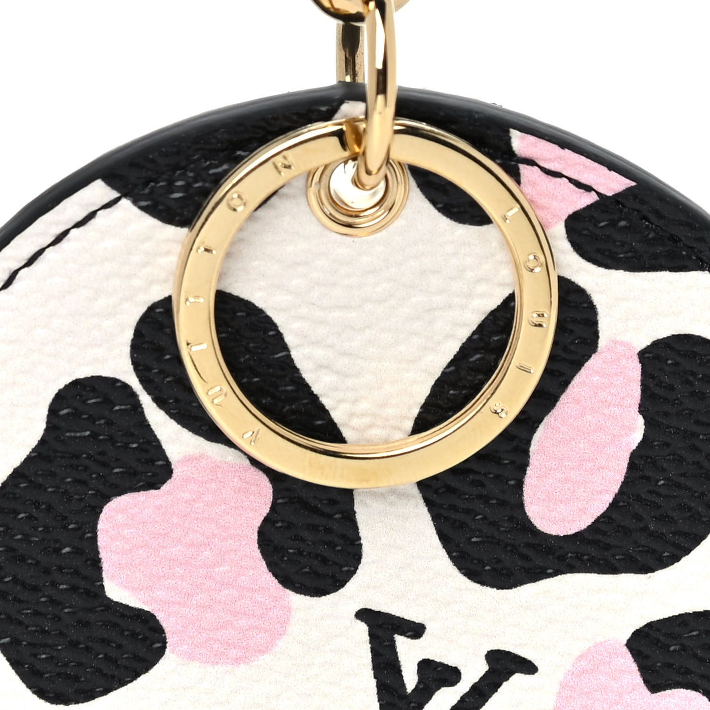 Monogram Wild At Heart Illustre Bag Charm Key Ring Black