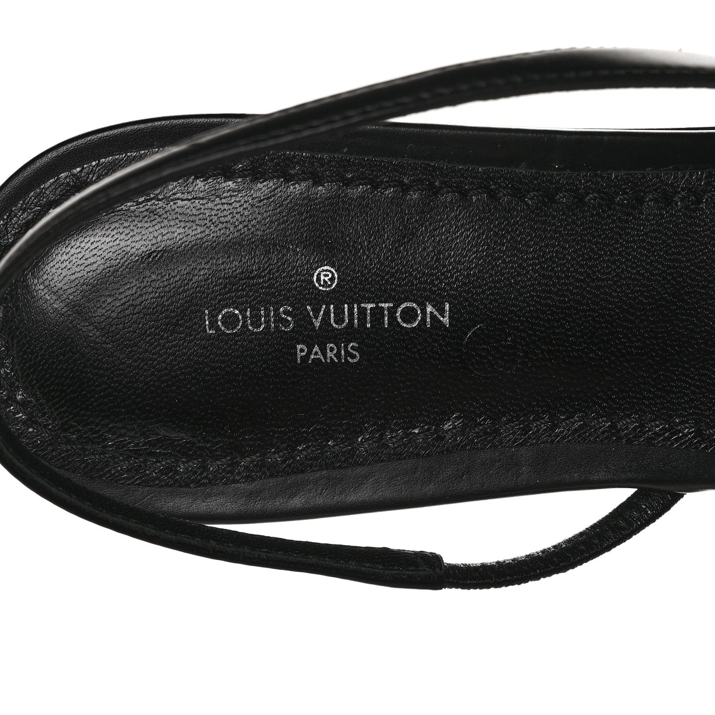 Patent Monogram Cherie Slingback Ballerina Flats 38