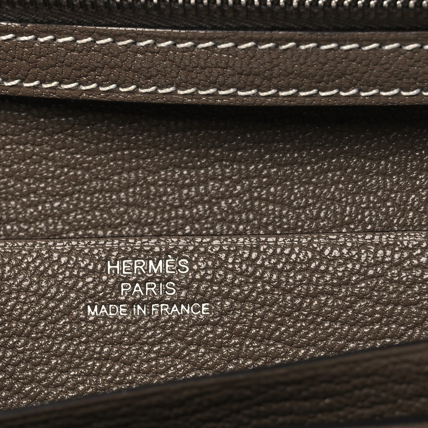 Chevre Mysore Bearn Gusset Wallet Etoupe