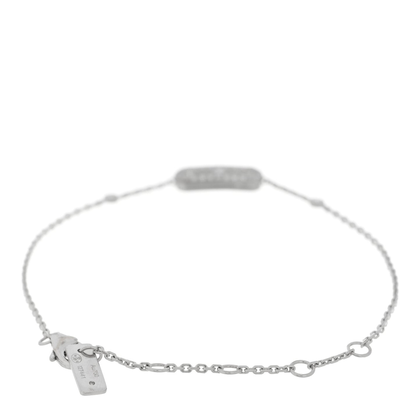 18K White Gold Diamond Move Uno Pave Bracelet