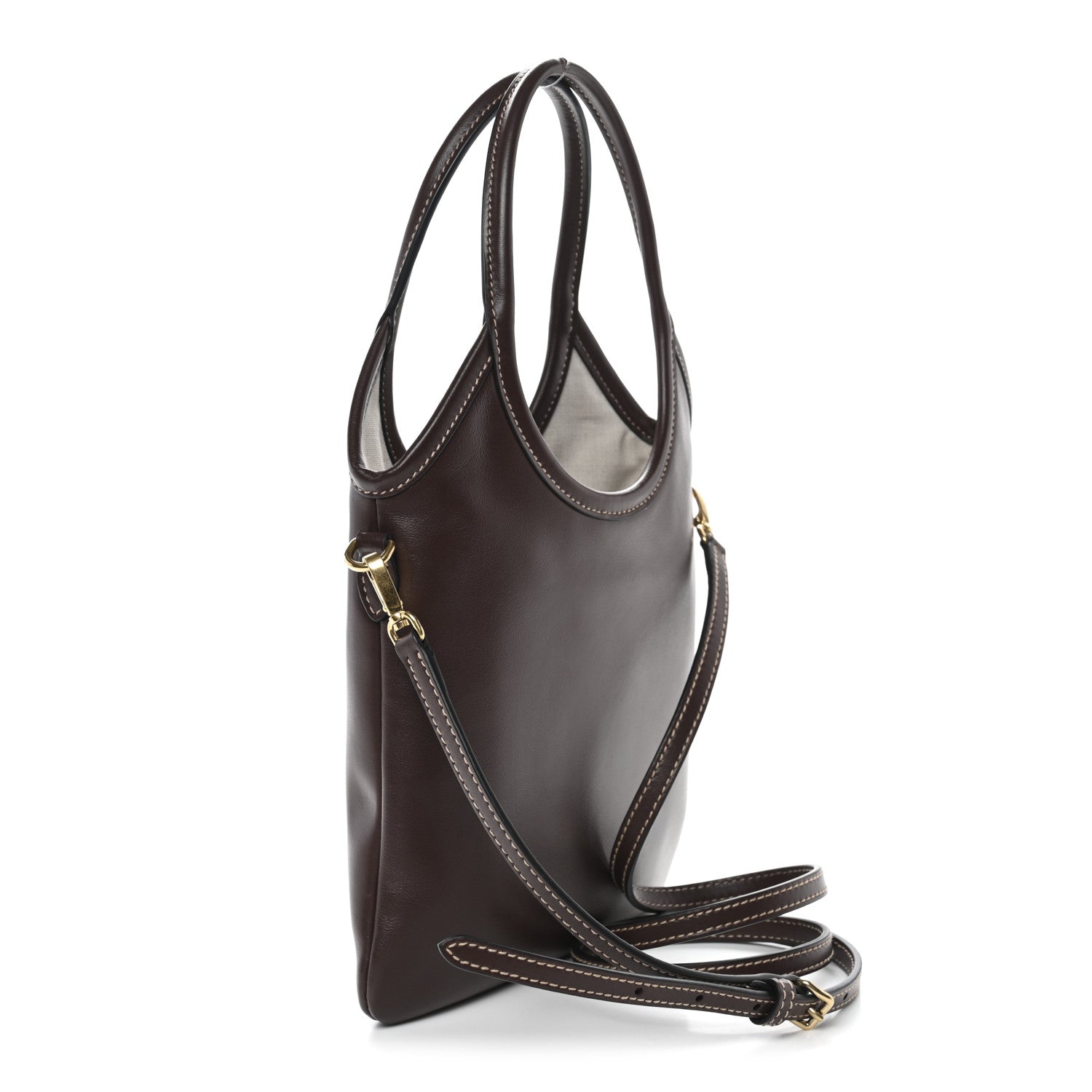 Miu Miu Nappa Mini Ivy Bag Briarwood 3 of 9