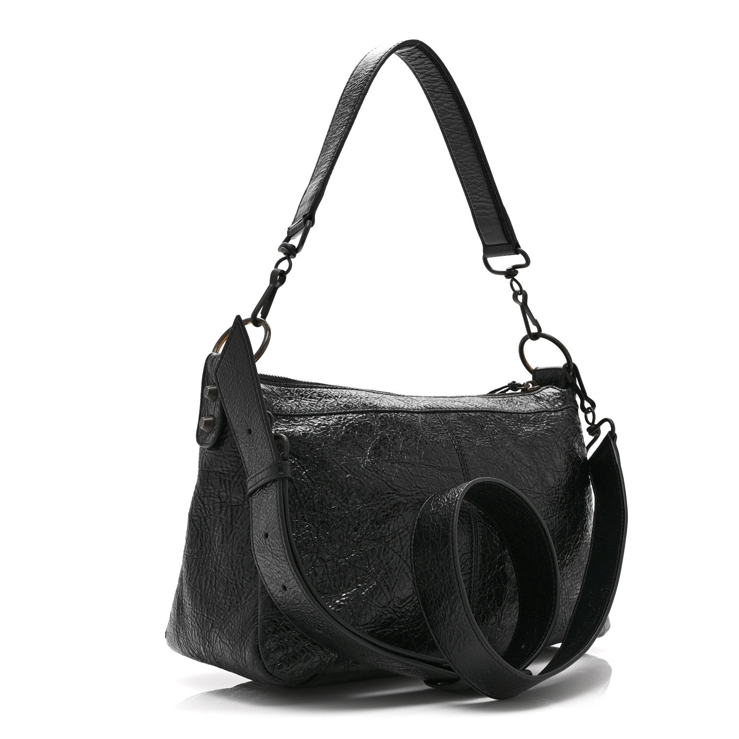 Balenciaga Agneau Arena Classic Hardware Small Le City Moto Black 3 of 10