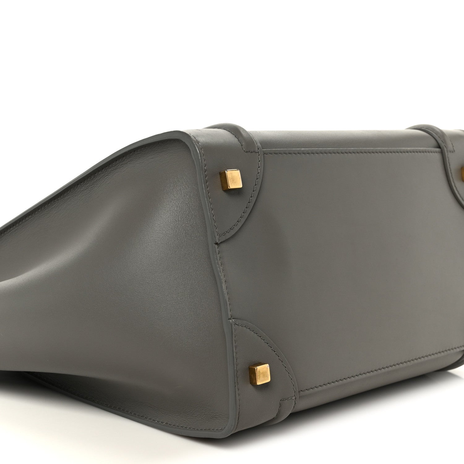 Celine Smooth Calfskin Mini Luggage Grey 10 of 11