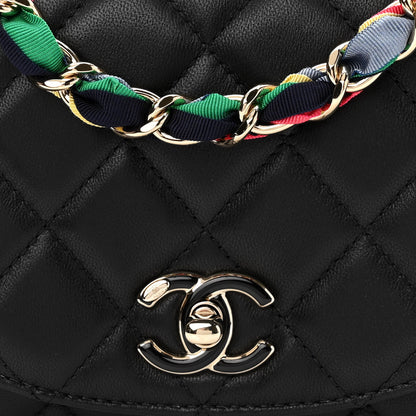 Chanel Lambskin Mixed Fibers Quilted Cocovado Flap Black 8 of 12