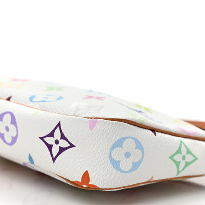 Louis Vuitton Monogram Multicolor Pochette Accessories White 7 of 8