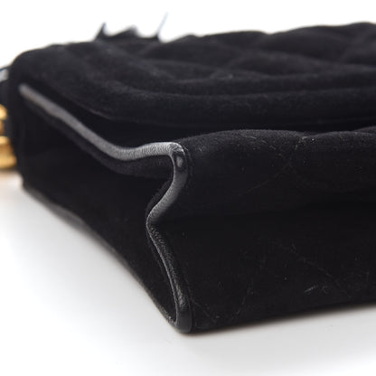 Chanel Suede Tassel Flap Black 8 of 10