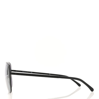 Chanel Pilot Summer Aviator Sunglasses 4223 Black 3 of 8