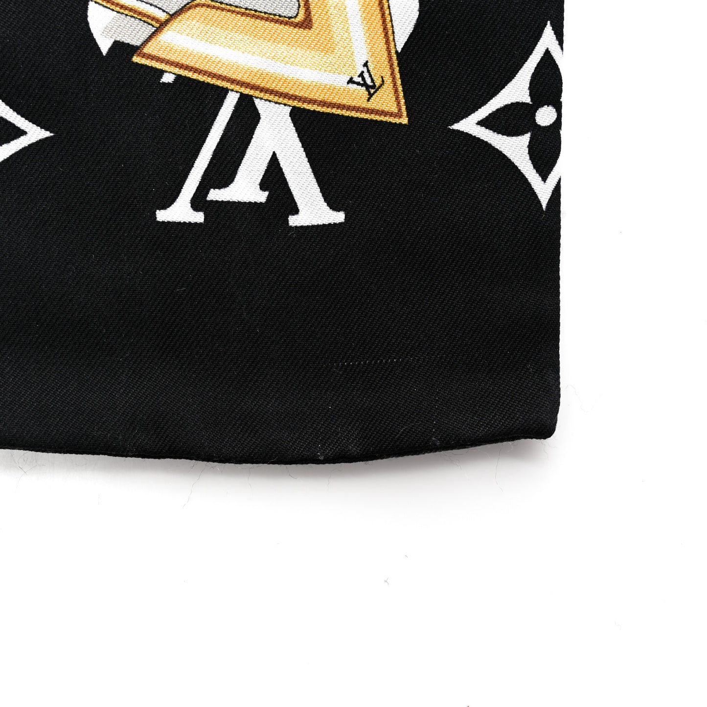 Silk Monogram Confidential Bandeau Black