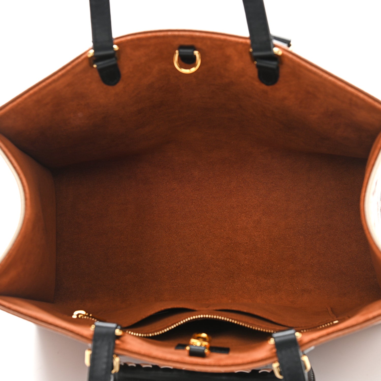 Louis Vuitton Empreinte Monogram Giant Wild At Heart Onthego MM Caramel 5 of 8
