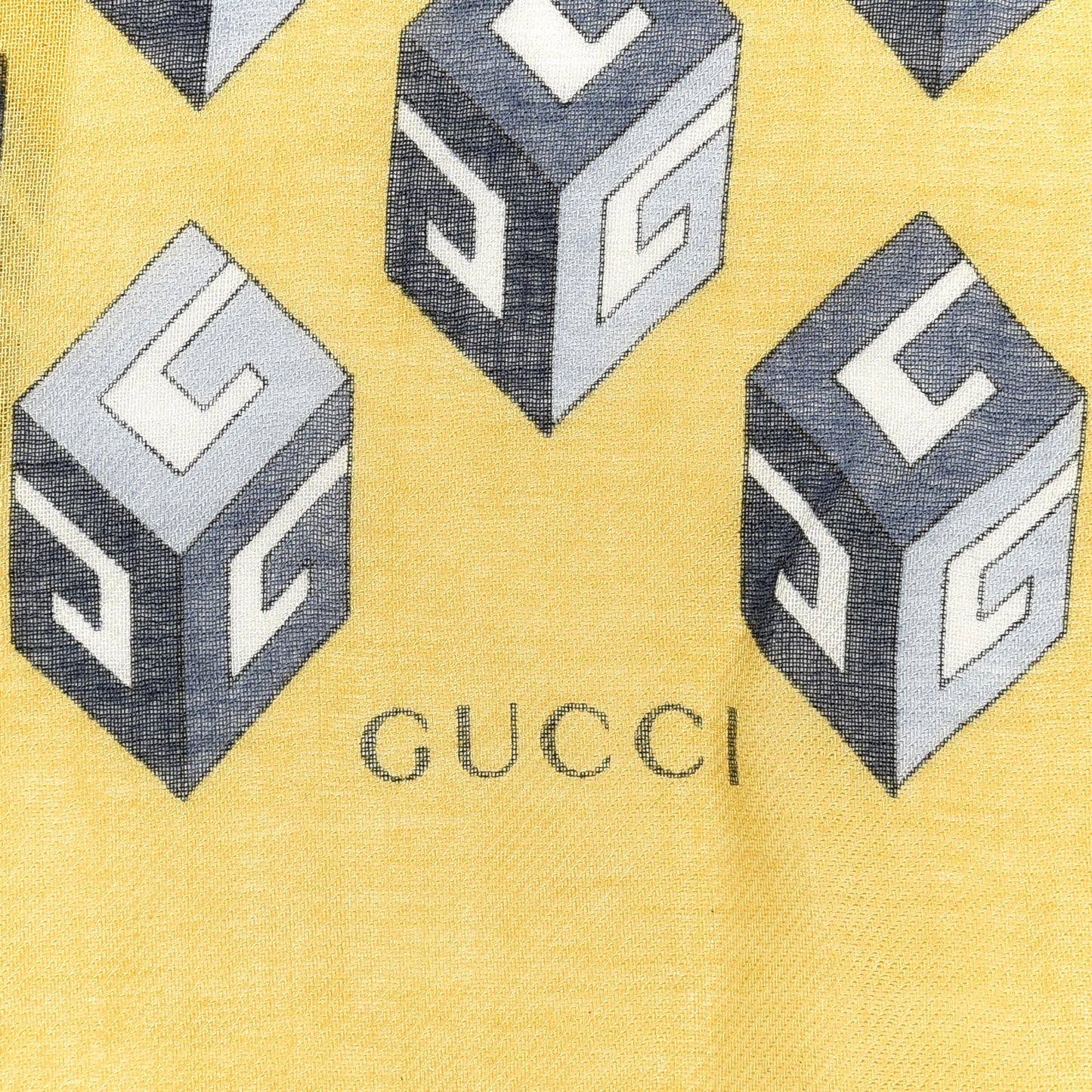 Modal Cashmere Mini Cubi Scarf Sun Sky Blue