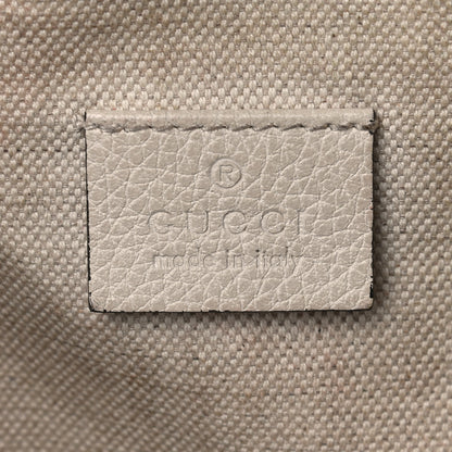 Gucci Grained Calfskin Logo Belt Bag White 6 of 11