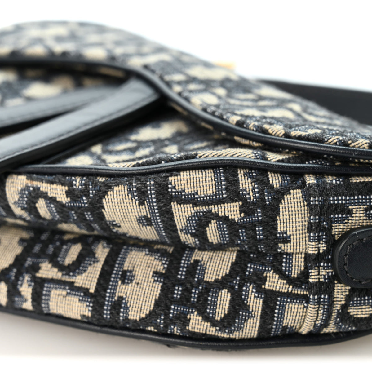 Oblique Mini Saddle Bag Blue