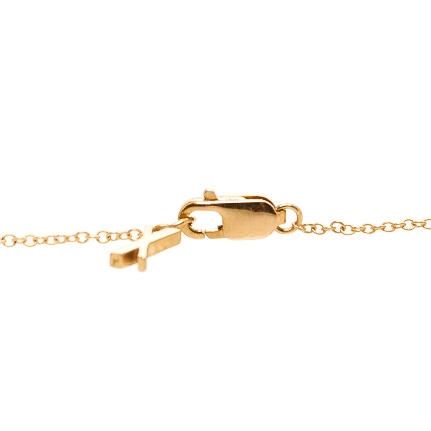 18K Rose Gold Interlocking Atlas Open Pendant Necklace