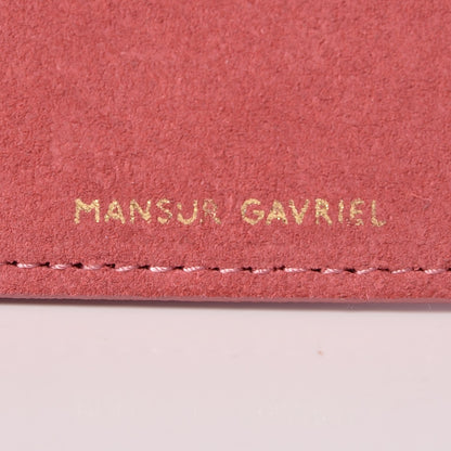 Mansur Gavriel Suede Bucket Bag Blush 8 of 12