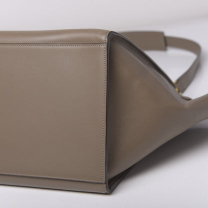 Celine Smooth Calfskin Medium Trapeze Souris 10 of 12