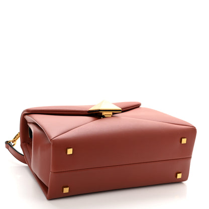 Valentino Garavani Nappa Small One Stud Top Handle Bag Gingerbread 4 of 10