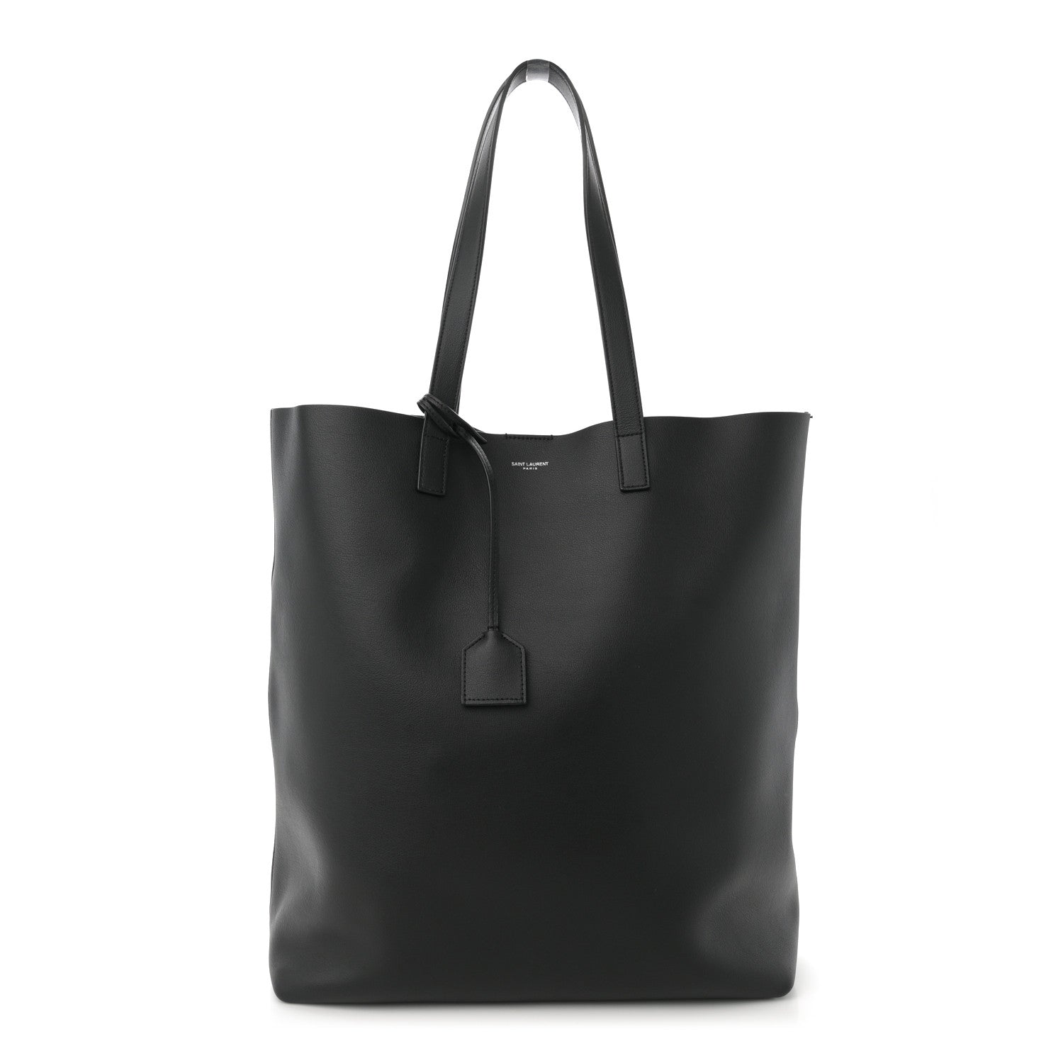 Saint Laurent Calfskin Bold Shopping Tote Black 1 of 13