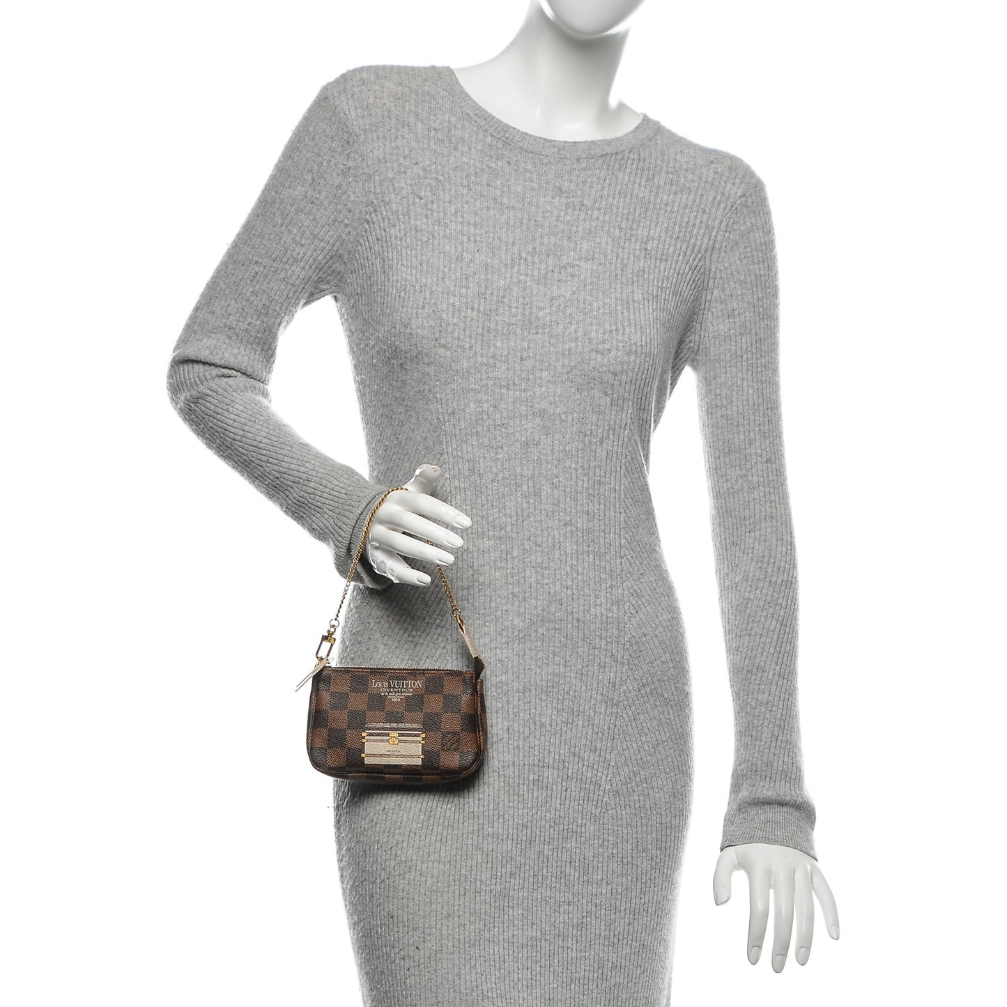 Damier Ebene Trunks and Locks Mini Pochette Accessories