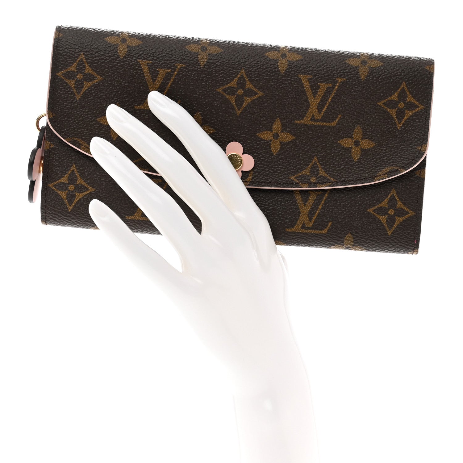 Louis Vuitton Monogram Bloom Flower Emilie Wallet 2 of 6
