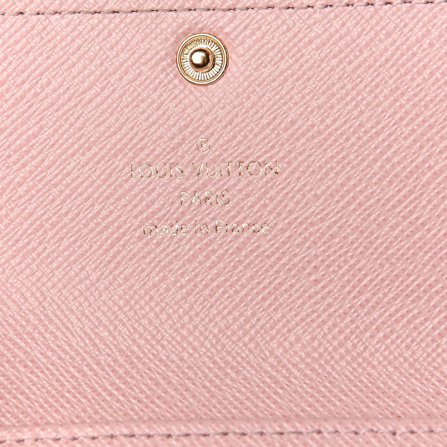 Damier Ebene Multicles 6 Key Holder Rose Ballerine