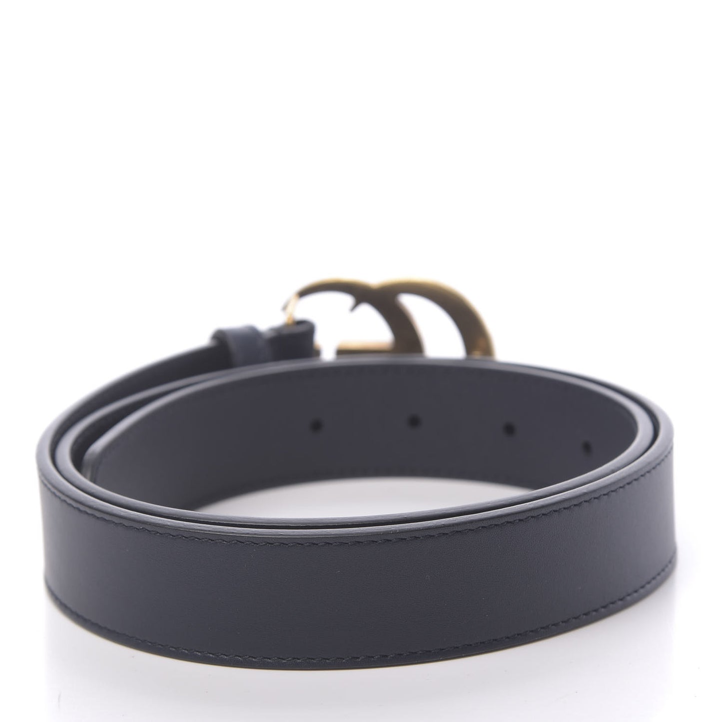 Moon Calfskin Double G 30mm Belt 85 34 Blue