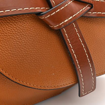 Loewe Grained Calfskin Small Gate Crossbody Bag Caramel Pecan 11 of 12