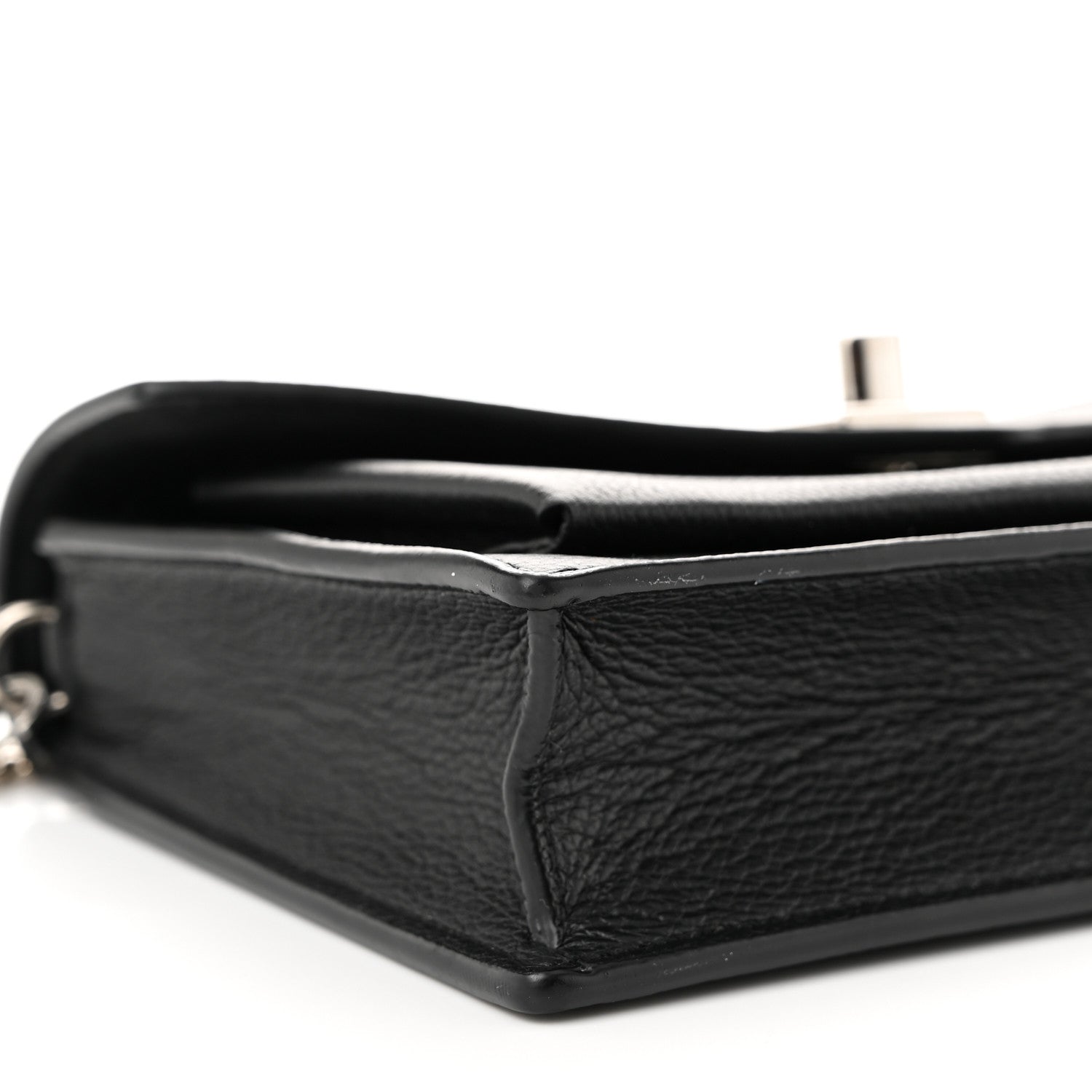 Louis Vuitton Soft Calfskin My Lockme Chain Pochette Black 8 of 10