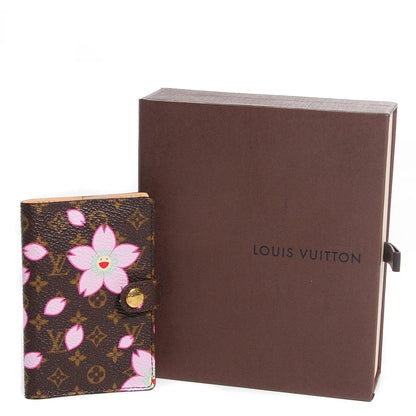 Louis Vuitton Monogram Cherry Blossom Carnet de Bal Mini Agenda Cover Brown 5 of 8