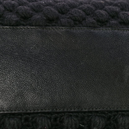 Dolce & Gabbana Calf Hair Leopard Print Knit Miss Sicily Satchel Black Naturale 25 of 29