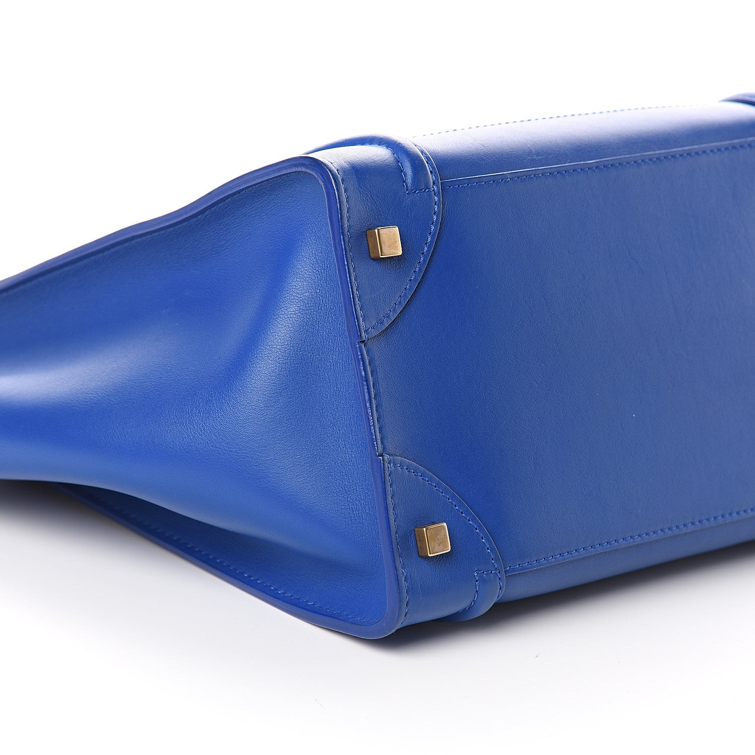 Celine Smooth Calfskin Mini Luggage Royal Blue 7 of 8