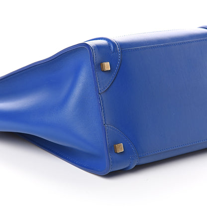 Celine Smooth Calfskin Mini Luggage Royal Blue 7 of 8
