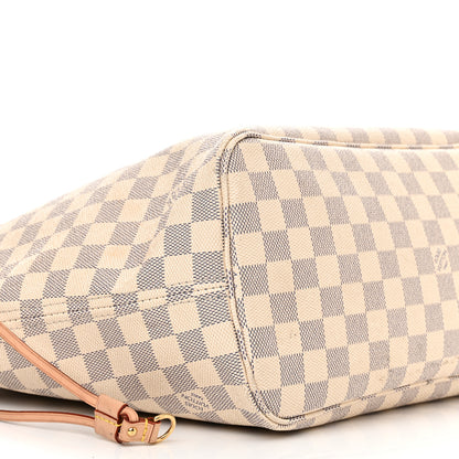 Louis Vuitton Damier Azur Neo Neverfull MM Rose Ballerine 10 of 15