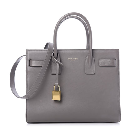 Saint Laurent Calfskin Baby Sac de Jour Fog 1 of 11