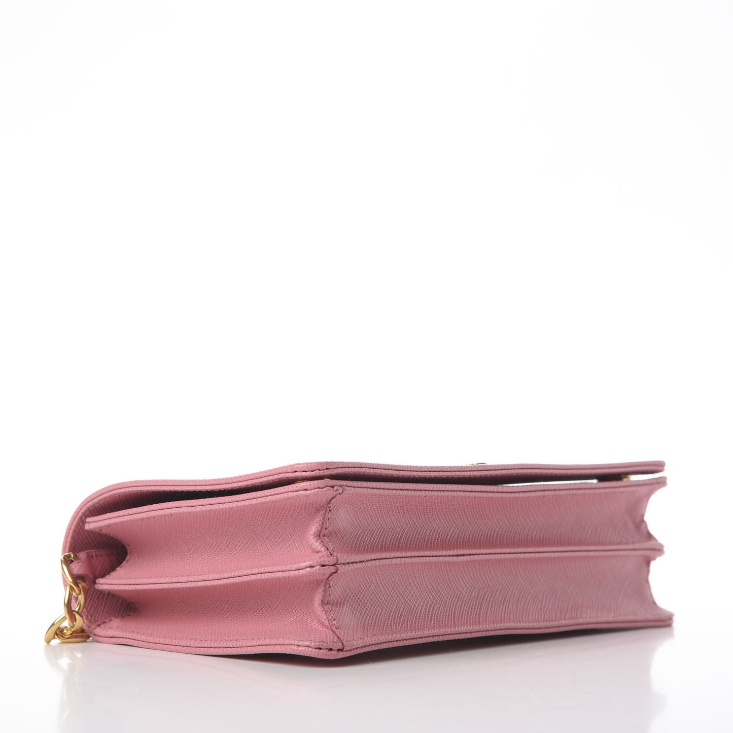 Saffiano Lux Chain Wallet Petalo