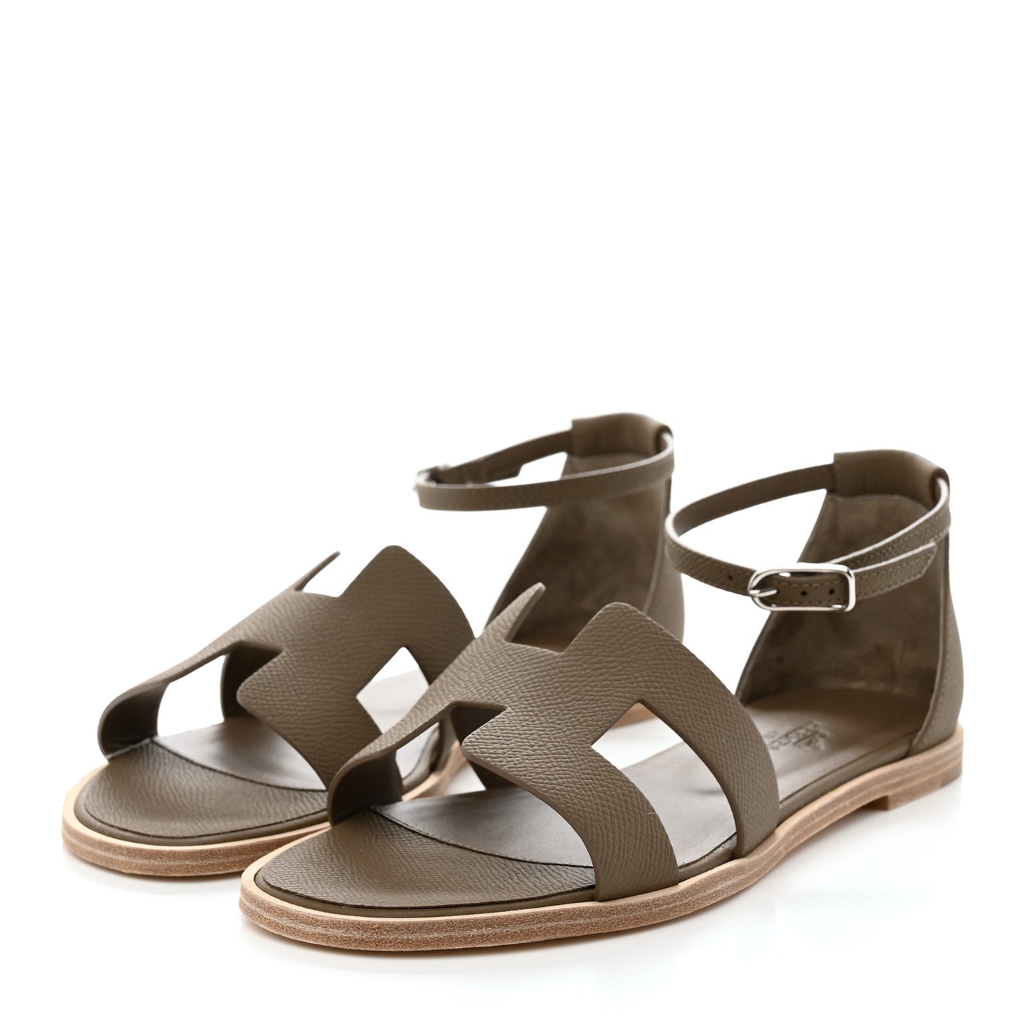 Epsom Santorini Sandals 37 Etoupe