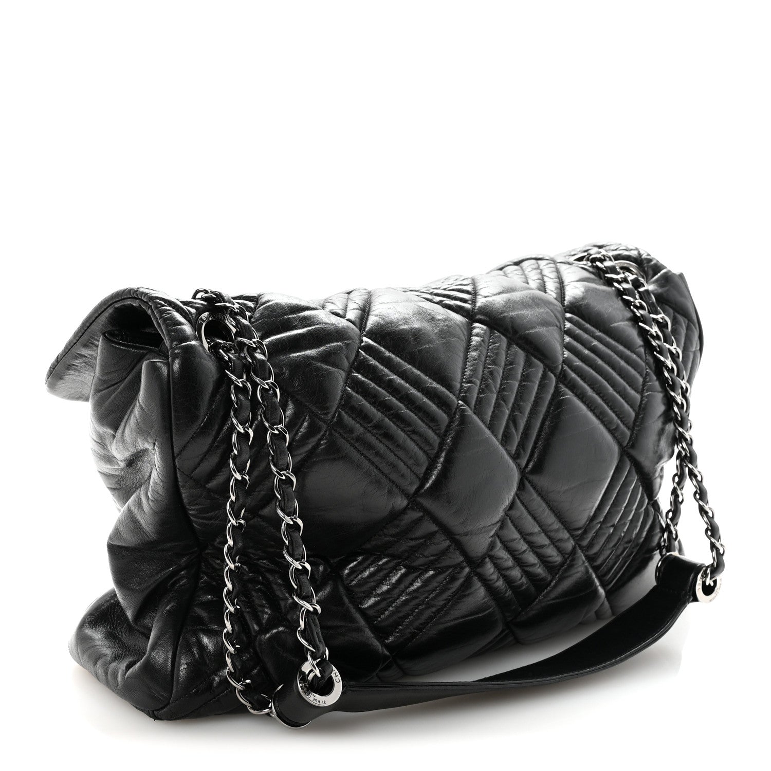 Chanel Lambskin In and Out XL Maxi Flap Black 1831570 – FASHIONPHILE