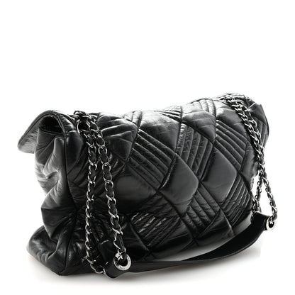 Chanel Lambskin In and Out XL Maxi Flap Black 3 of 10
