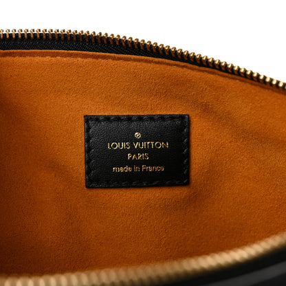 Louis Vuitton Lambskin Embossed Monogram Coussin MM Black 6 of 9
