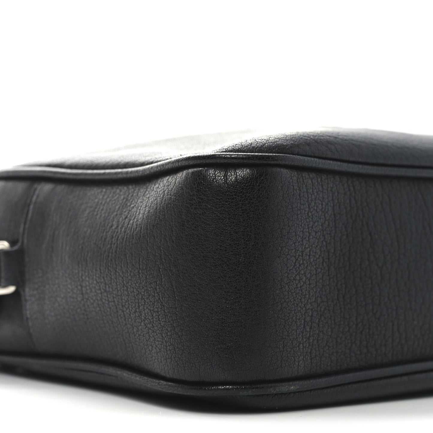 Lambskin Monogram Small Lou Camera Bag Black