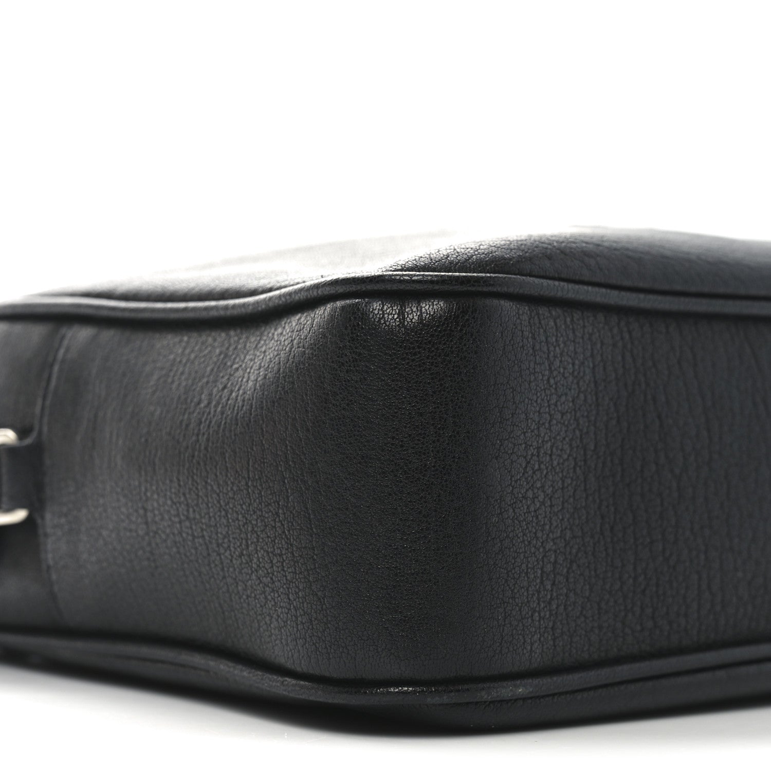 Saint Laurent Lambskin Monogram Small Lou Camera Bag Black 8 of 9