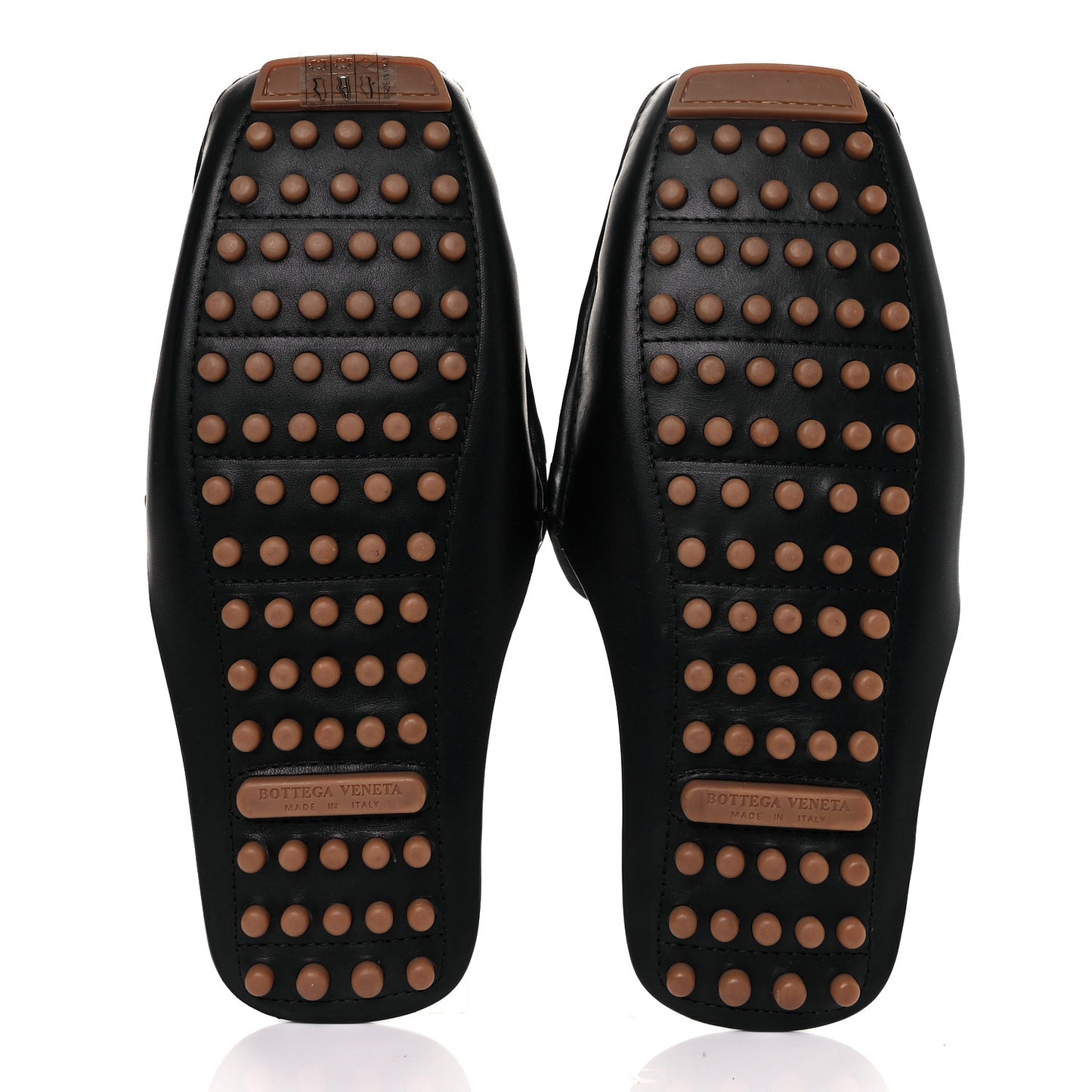 Nappa Maxi Intrecciato Flat Mules 38.5 Black