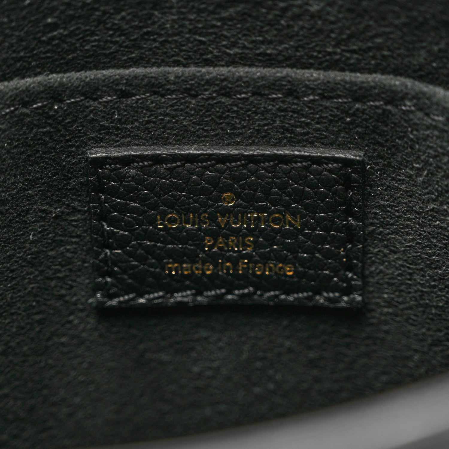 Louis Vuitton Empreinte Monogram Giant Petit Sac Plat Black Beige 7 of 8