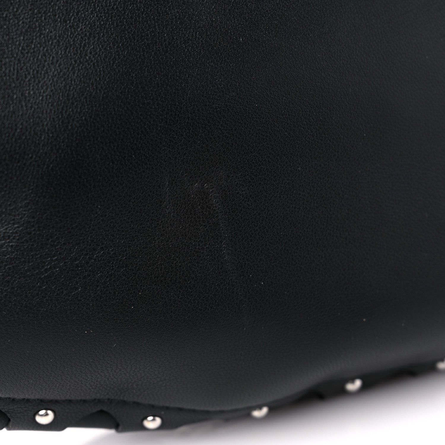 Alaia Lambskin Studded Large Demi Lune Bag Black 11 of 11