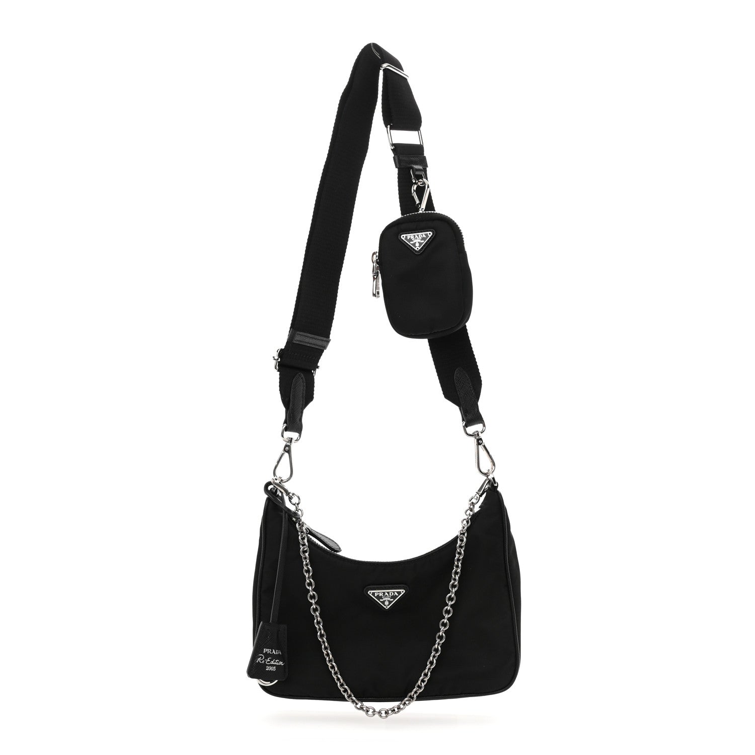 Prada Nylon Re-Edition 2005 Shoulder Bag Black 1 of 13