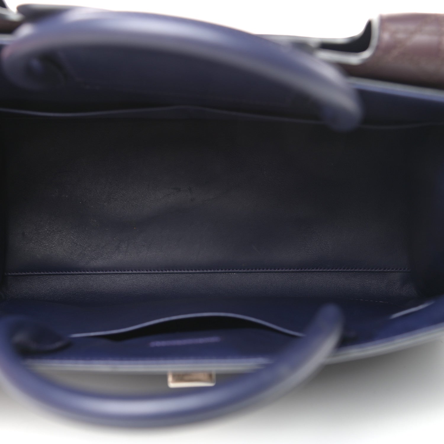 Christian Dior Calfskin Large Diorever Flap Navy 5 of 10