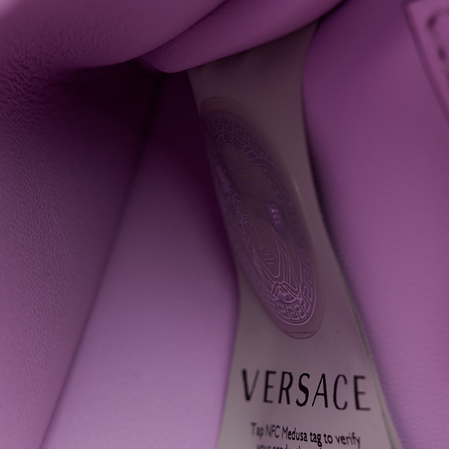Versace Calfskin Medium La Medusa Top Handle Handbag Red 7 of 11