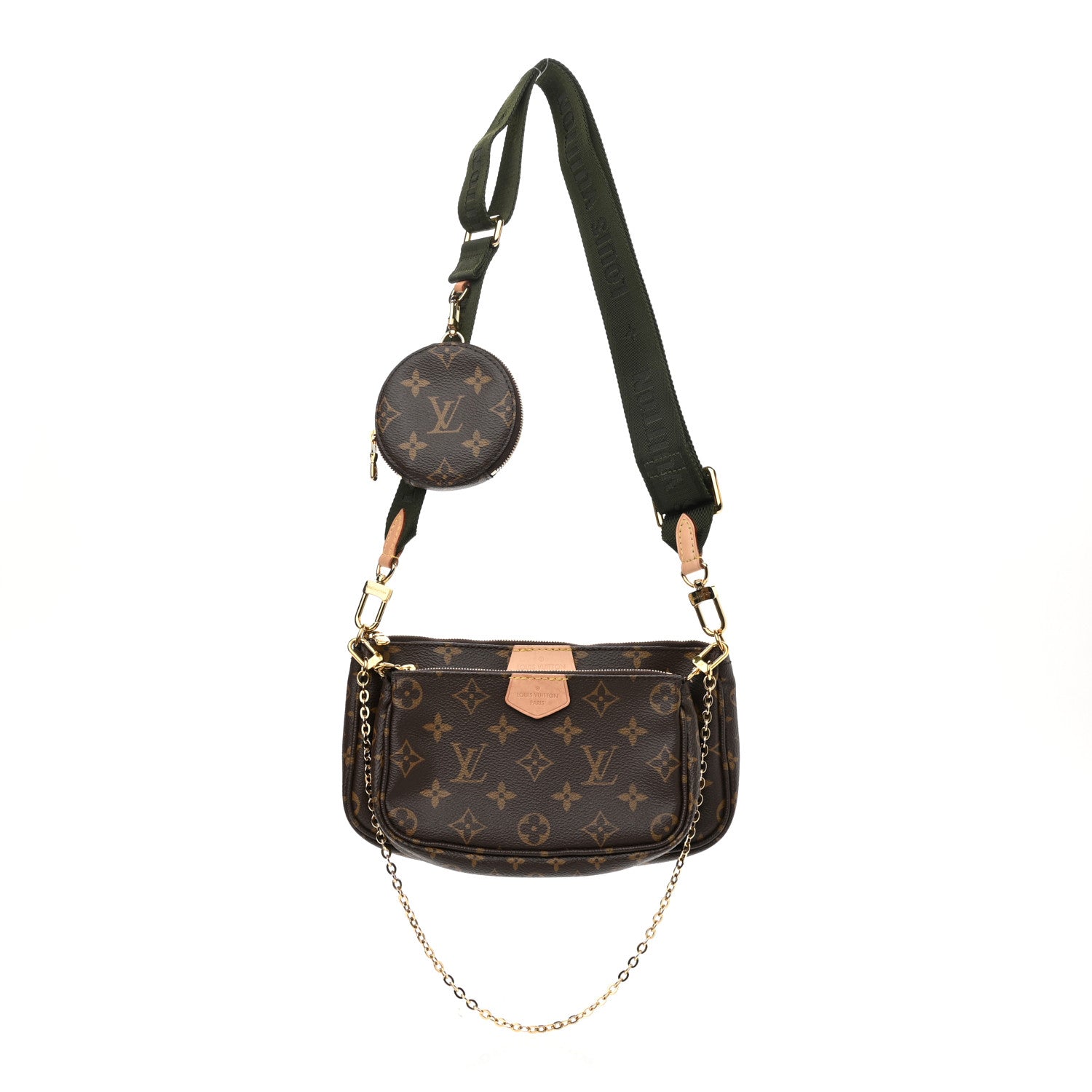 Louis Vuitton Monogram Multi Pochette Accessories Kaki 1 of 11