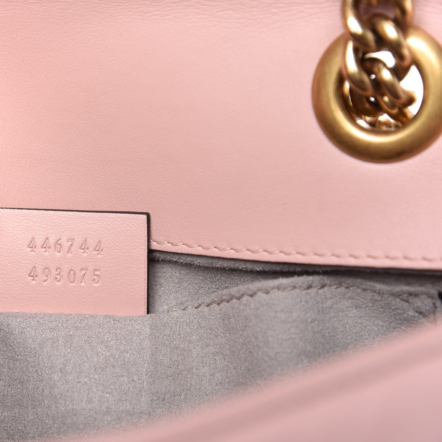 Calfskin Matelasse Mini GG Marmont Shoulder Bag Perfect Pink