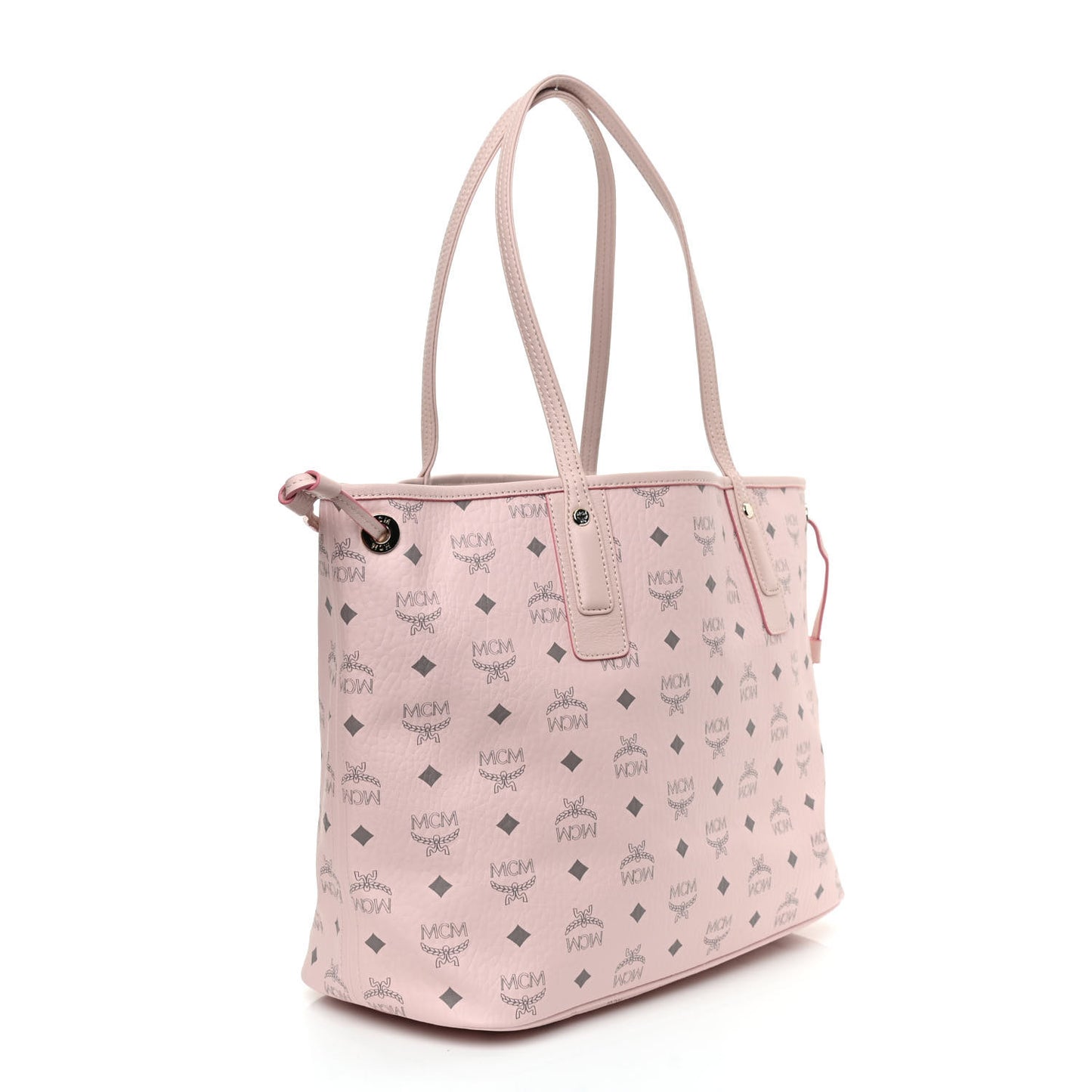 Visetos Medium Liz Reversible Shopper Tote Powder Pink